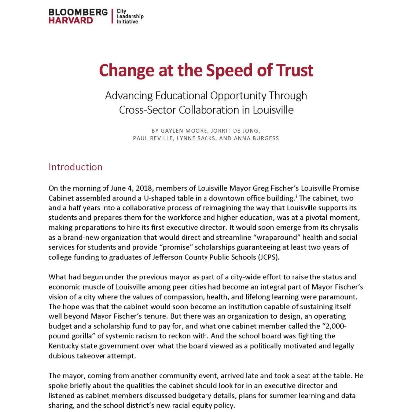 Change at the speed of trust teaching note thumbnail