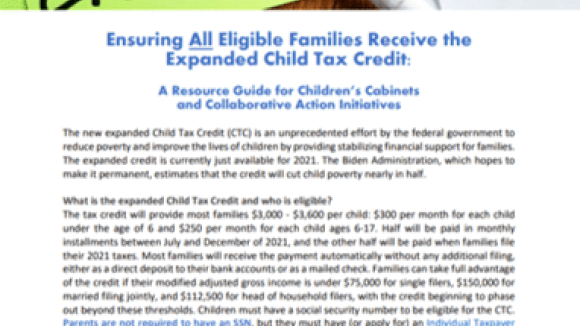 Child tax credit guide
