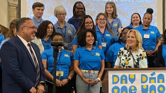 First Lady Jill Biden visited Poughkeepsie’s DAY ONE Early Learning Community