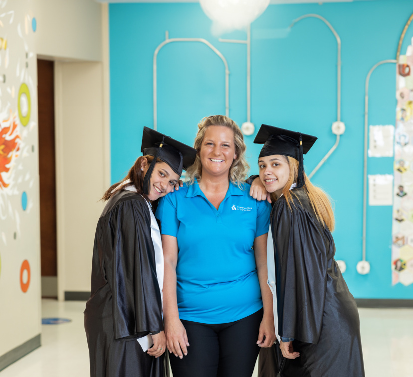 Communities In Schools Navigator with students