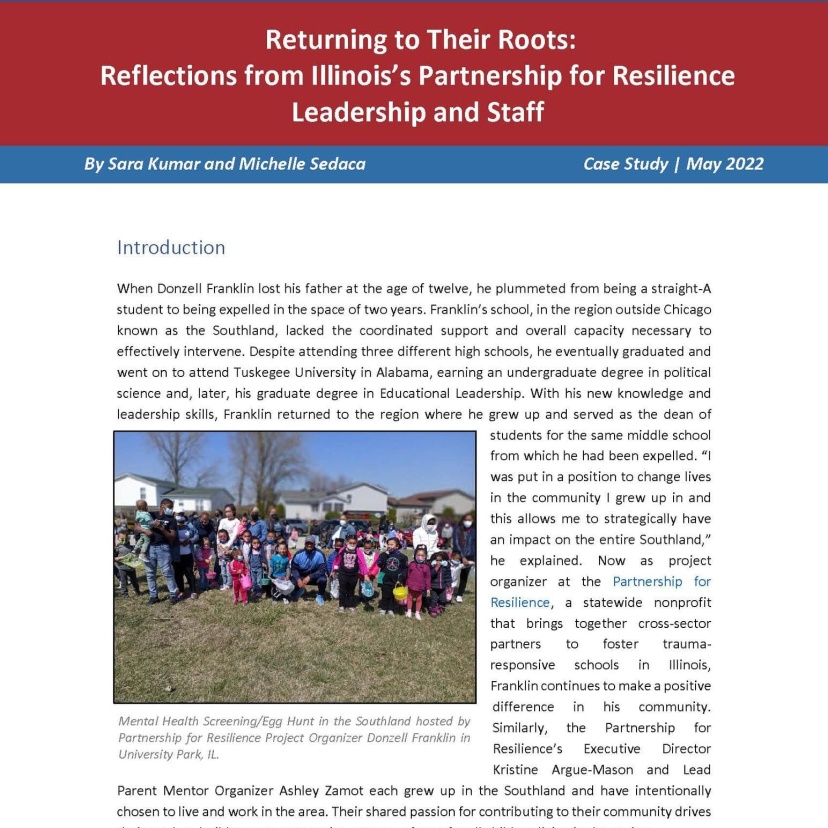 Partnership for Resilience cover thumbnail