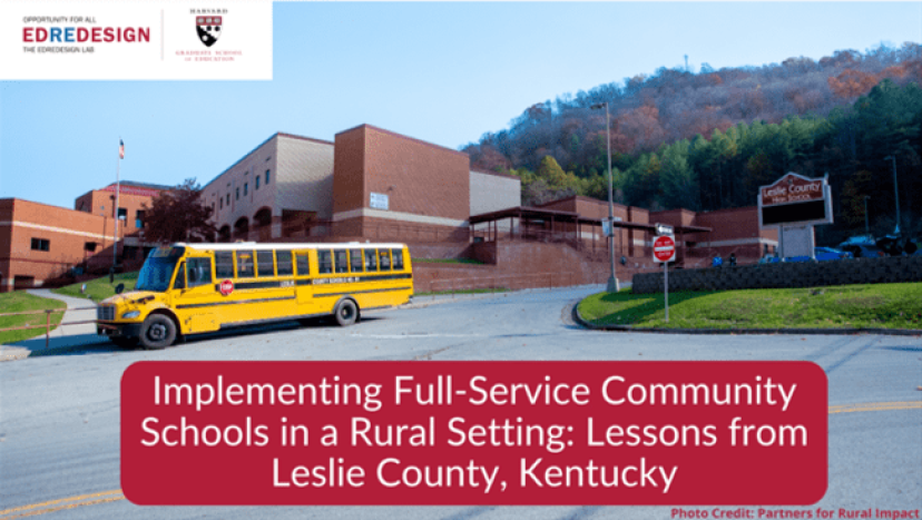 Implementing Full-Service Community Schools in a Rural Setting: Early Lessons from Leslie County, Kentucky Image