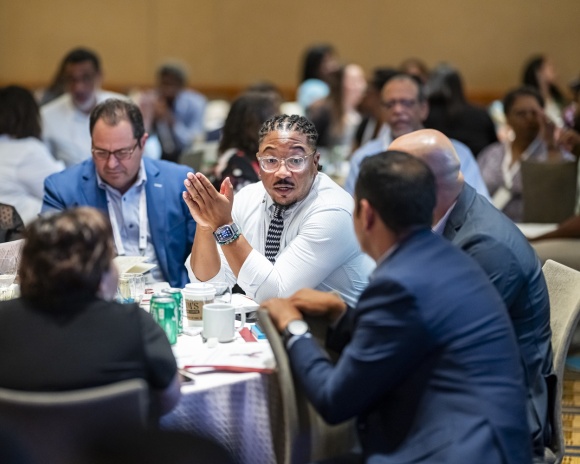 cross-sector leaders at table