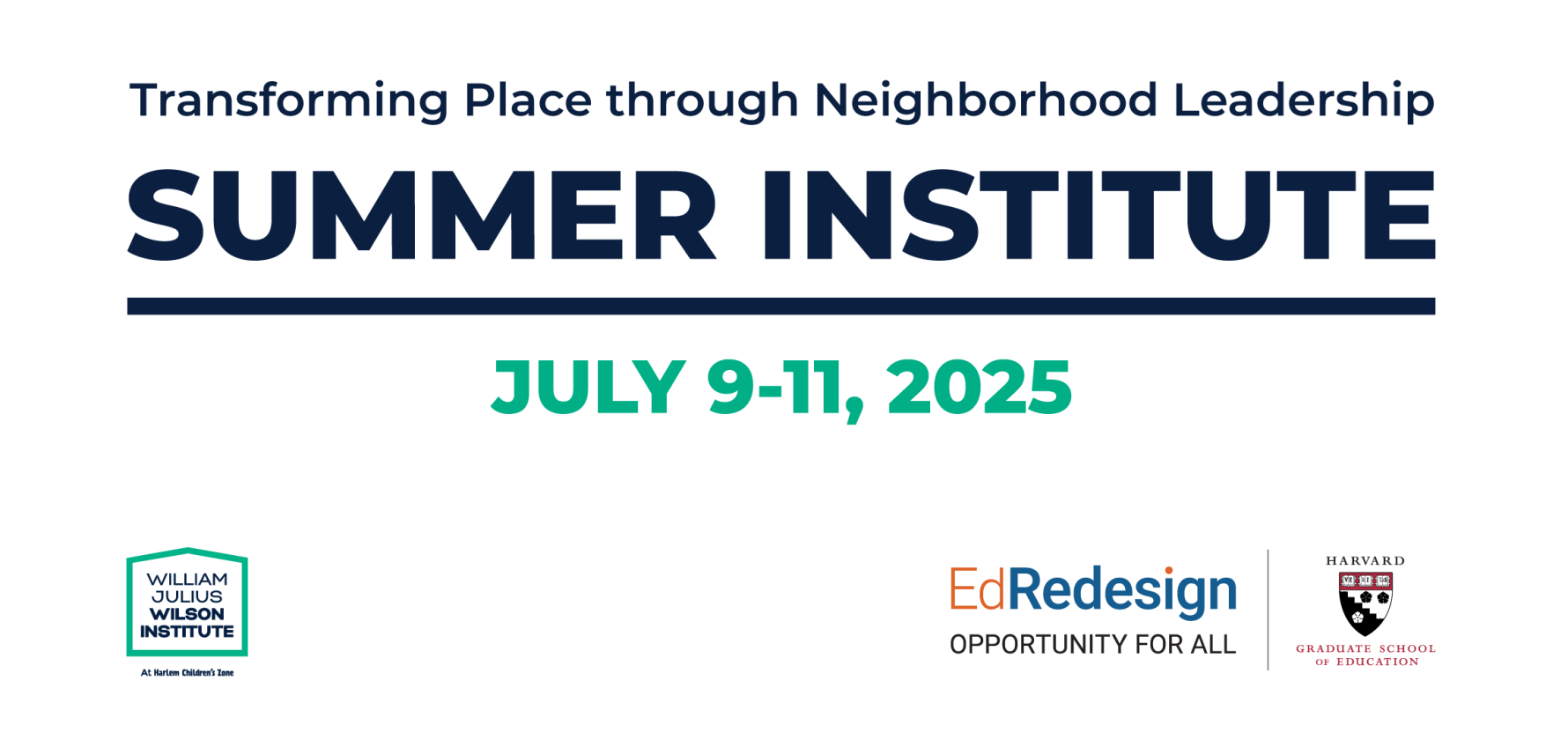 Summer Institute 2025 lockup